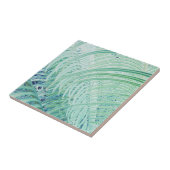 Weich grüne Pflanze Palm Blätter Pastel Fliese (Seite)