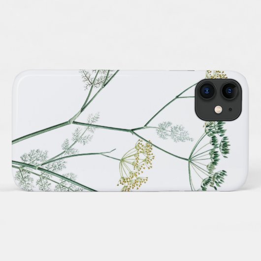 Weich grüner Botanischer Garten IV Case-Mate iPhone Hülle (Rückseite (Horizontal))