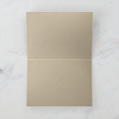 Weich hellbeige Hintergrund - Hochzeitsdesign Einladung (Innenseite)