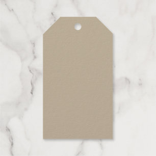 Weich hellbeige Hintergrund - Hochzeitsdesign Geschenkanhänger