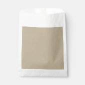 Weich hellbeige Hintergrund - Hochzeitsdesign Geschenktütchen (Vorderseite)
