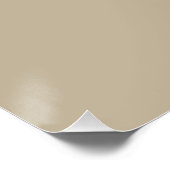 Weich hellbeige Hintergrund - Hochzeitsdesign Poster (Ecke)