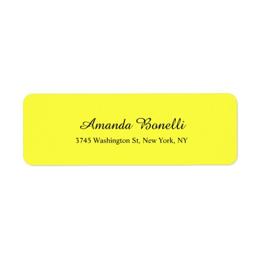 Weich hellgelb Minimalistisch Elegant Modernes, Sc (Vorne)