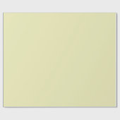 Weich hellgelbe Farbe Geschenkpapier (Flach)