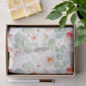 Weich hellrosa Blume Botanisch Seidenpapier (Geschenk)