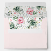 Weich hellrosa Blume & elegante Boho Sukkulationen
