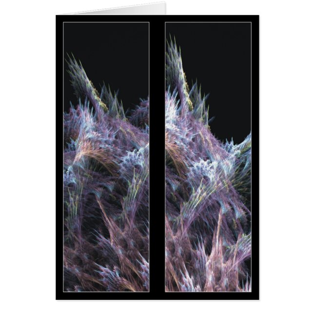 Weich korallenrote Lesezeichen-Karte (Vorne)