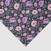 Weich Lila und rosafarben Seidenpapier (Detail)