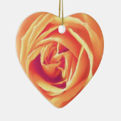 Weich orange Rose Keramikornament (Rechts)