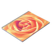 Weich orange Rose Notizblock (Linke Seite)