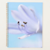 Weich Pastel Blau Lila Blume Planer (Vorderseite)