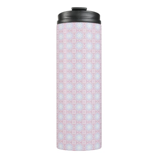 Weich Pastel geometrisch thermische Tumbler Thermosbecher (Vorderseite)