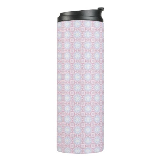 Weich Pastel geometrisch thermische Tumbler Thermosbecher (Nach links gedreht)