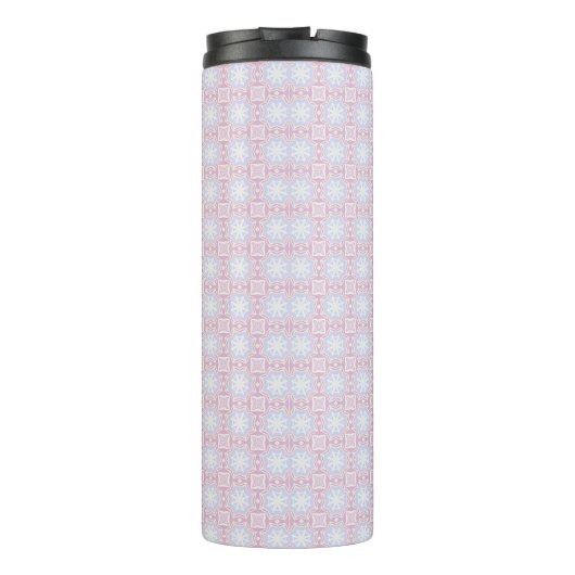 Weich Pastel geometrisch thermische Tumbler Thermosbecher (Rückseite)