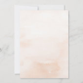 Weich Pastel Pampas Brautparty Tee Einladung (Rückseite)