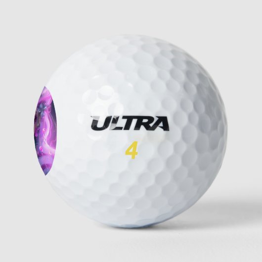 Weich Pastel Pink Fairy Golfball (Logo)