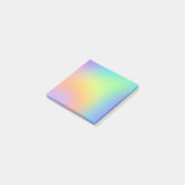 Weich Pastel Rainbow Gradient Postit Notes Post-it Klebezettel (angewinkelt)