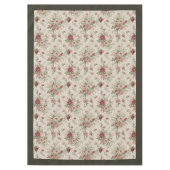 Weich Pastel Shabby Chic Delikate Blumenmuster Tischdecke (Vorderseite)