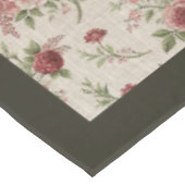 Weich Pastel Shabby Chic Delikate Blumenmuster Tischdecke (Schrägansicht)