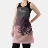 Weich Pastell Abstrakt Pink & Grau Tropische Schür Schürze (InSitu)