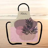 Weich Pastell Abstrakt Pink Tropische Schürze
