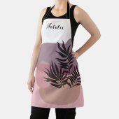 Weich Pastell Abstrakt Pink Tropische Schürze (InSitu)