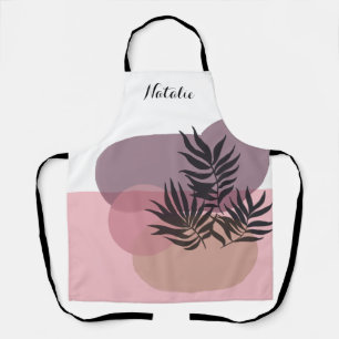 Weich Pastell Abstrakt Pink Tropische Schürze