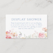 Weich Pastell Bloom Brautparty Begleitkarte (Vorderseite)