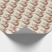 Weich Pastell Bunny Oaster Wrapping Paper Geschenkpapier (Ecke)