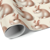 Weich Pastell Bunny Oaster Wrapping Paper Geschenkpapier (Rolleneckpunkt)