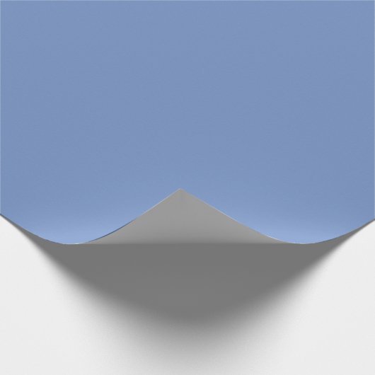 Weich Pastell Cornflower Blau Geschenkpapier (Ecke)