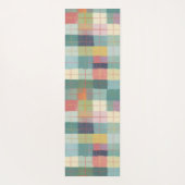 Weich Pastell Flannel Kariert Yogamatte (Rückseite)