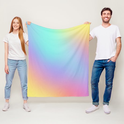 Weich Pastell Gradient Fleecedecke (Beispiel)