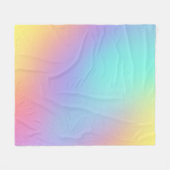 Weich Pastell Gradient Fleecedecke (Vorderseite (Horizontal))