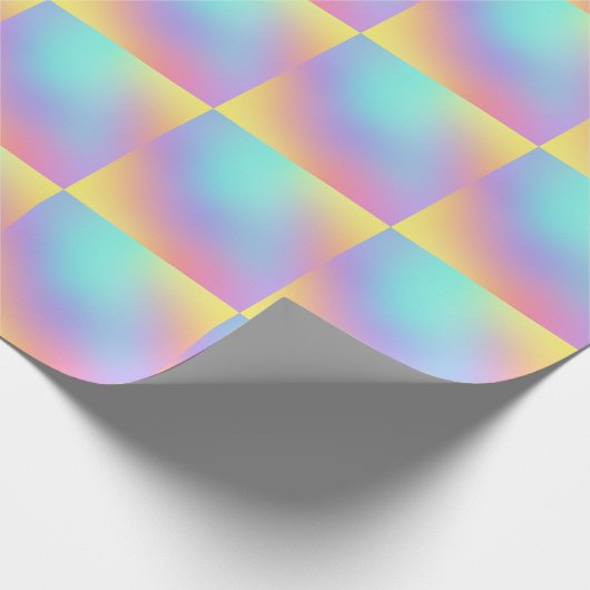 Weich Pastell Gradient Geschenkpapier (Ecke)