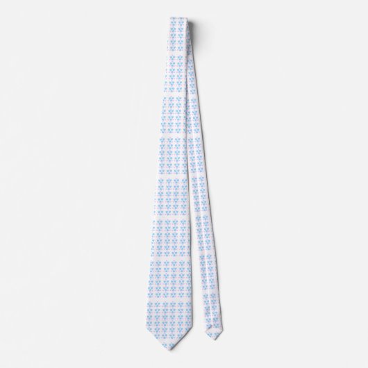 Weich Pastell Herz Muster Neck Tie Krawatte (Vorderseite)