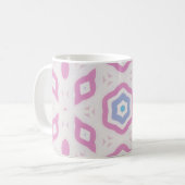 Weich Pastell Kaleidoskop Keramik Tasse (Vorderseite Links)