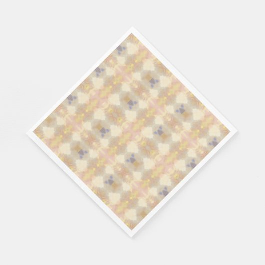 Weich Pastell Kaleidoskop Papier Napkins Serviette (Ecke)
