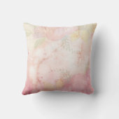 Weich Pastell Pink Grün Krawatte-Farbmuster Kissen (Rückseite)