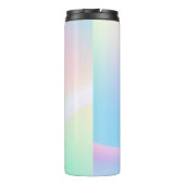 Weich Pastell Rainbow Gradient Form Thermal Tumble Thermosbecher (Rückseite)