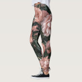 Weich Pastell Rosa Garten Leggings (Links)