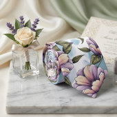 Weich pastellfarbene Blumenmuster Krawatte