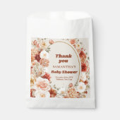 Weich pastellfarbene Bouquet Herbstgebäck Blume Ba Geschenktütchen (Vorderseite)