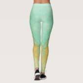 Weich pastellfarbener Glitzer All-Over-Print-Leggi Leggings (Rückseite)