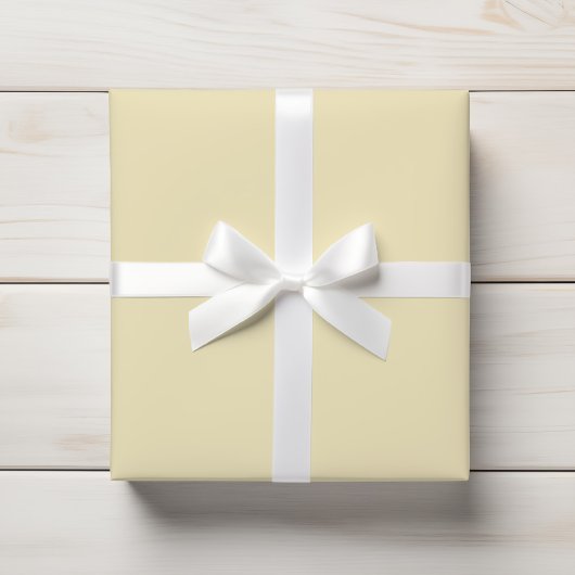 Weich Pastellpear Gelb Solid Geschenkpapier