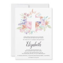 Weich pastellrosa christliche Taufe