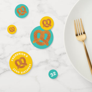 Weich-Pretzel-Geburtstagsparty Konfetti