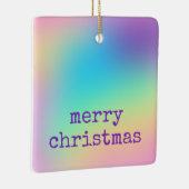 Weich Prismatischer Regenbogen Gradient "Frohe Wei Keramikornament (Rechts)