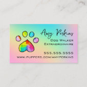Weich-Regenbogen-Pfosten Visitenkarte (Vorderseite)