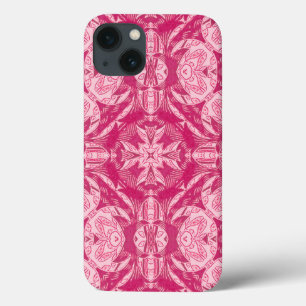 Weich rosa Abstraktes Mandala-Muster Case-Mate iPhone Hülle